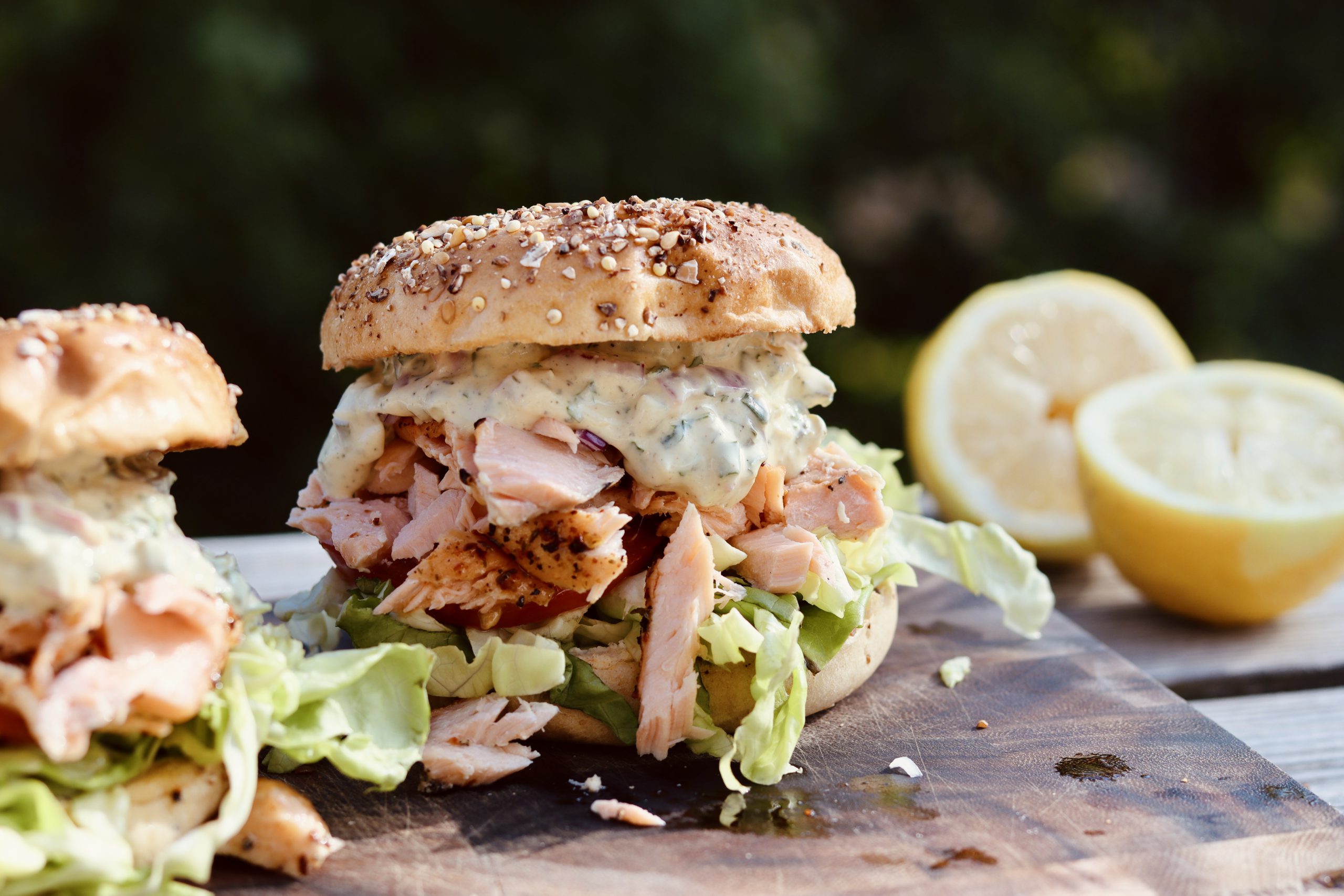 Pulled Lachs Burger